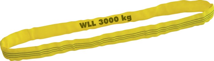 Exemplary representation: Round sling (WLL 3000 kg)
